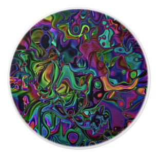 Brain Melt Ceramic Drawer Pull