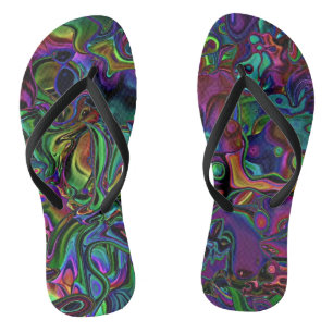 Brain Melt  Flip Flops