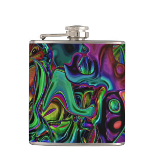 Brain Melt  Hip Flask