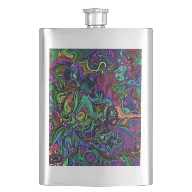 Brain Melt  Hip Flask (Front)