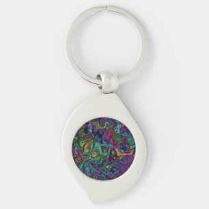 Brain Melt  Keychain
