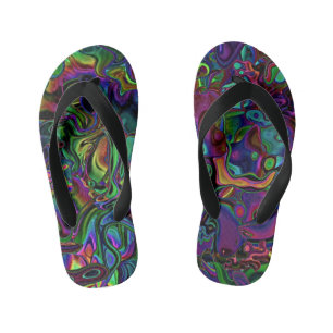 Brain Melt  Kid's Flip Flops