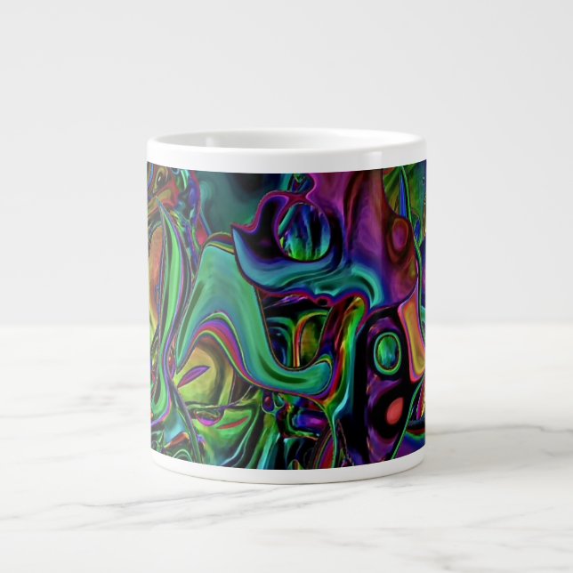 Brain Melt  Large Coffee Mug (Front)