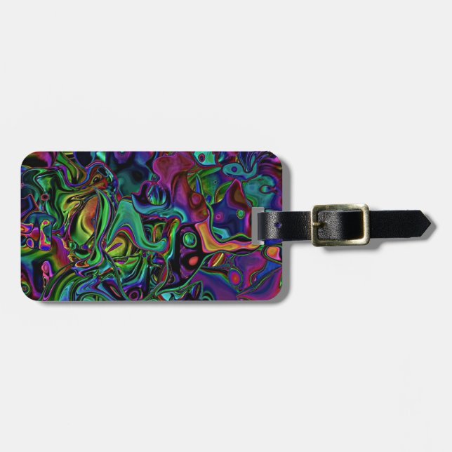 Brain Melt  Luggage Tag (Front Horizontal)