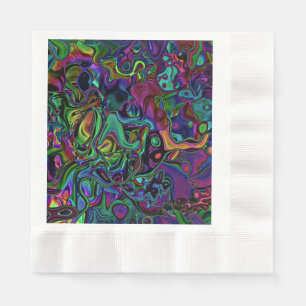 Brain Melt  Paper Guest Towels Napkin