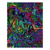 Brain Melt  Photo Print