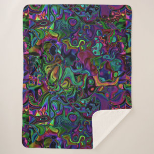 Brain Melt Sherpa Blanket