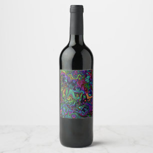 Brain Melt Wine Label