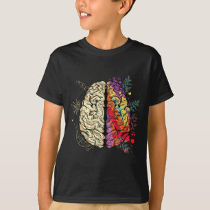 Brain Mental Health Autism Awareness  T-Shirt