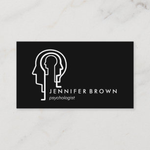 Brain mental hypnosis psychiatrist philosophie business card