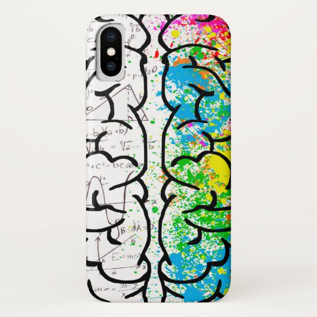 Brain mind psychology idea drawing Case-Mate iPhone case (Back)