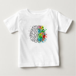 brain mind psychology idea hearts baby T-Shirt