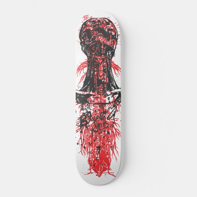 Brain Neck Spine Skateboard (Front)