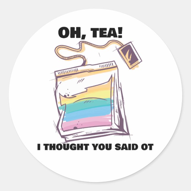 Brain Neurodiversity, ADHD,Mental health,tee lover Classic Round Sticker (Front)