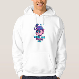 Brain Not Found – WiFi Error Head Hoodie