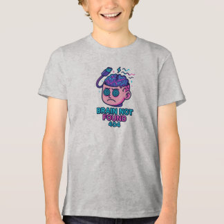 Brain Not Found – WiFi Error Head Tri-Blend Shirt