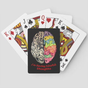 Brain on Deck Playing Cards