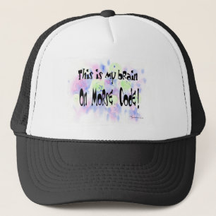 Brain on Morse Code Hat