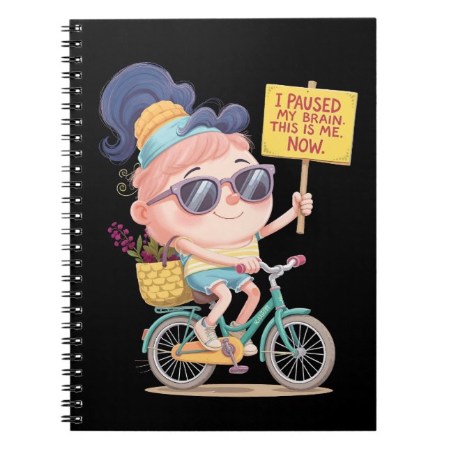 Brain on Pause: This Is Me! Now Notebook (Front)