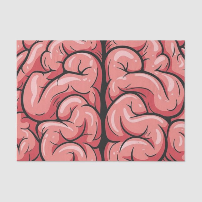 Brain Pattern Tissue Paper (Front)