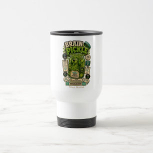Brain Pickle Personalised Funny Office T-Shirt Travel Mug