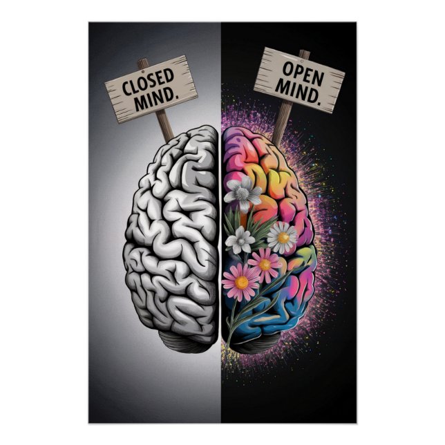 brain poster | Openness vs. unity (Front)