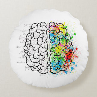 Brain Round Cushion