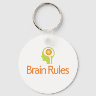 Brain Rules! Green Head Version Keychain