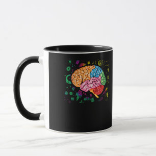 Brain Science And Art Neuroscience Neurologist Mug