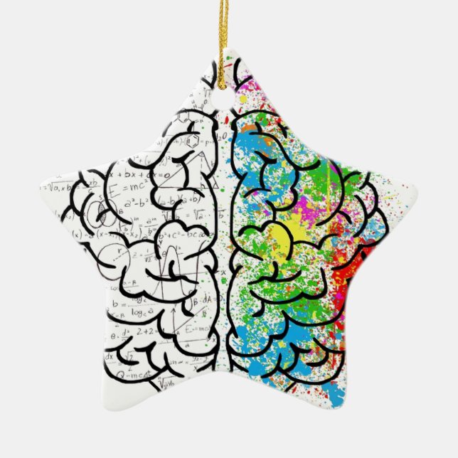 brain series ceramic tree decoration (Front)