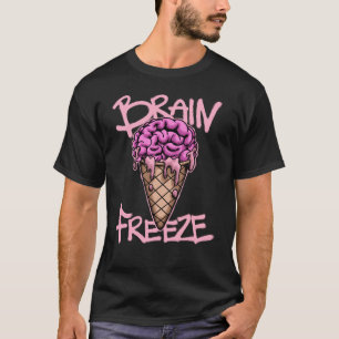 Brain Shaped Ice Cream streetwear  T-Shirt