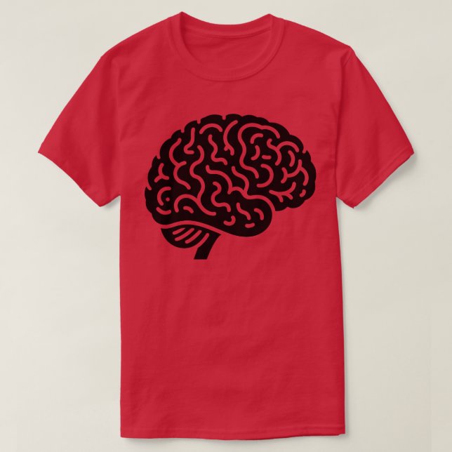 Brain Silhouette T-Shirt (Design Front)