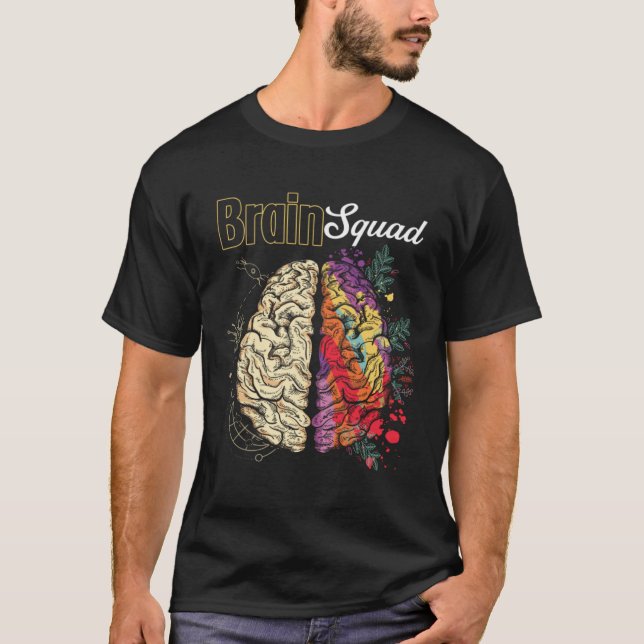 Brain Squad Medicine Neurosurgery Neurosurgeon T-Shirt (Front)