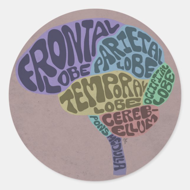 Brain Sticker (Front)