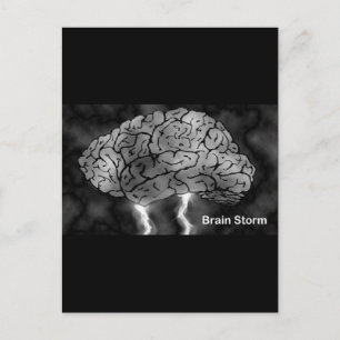 Brain Storm Postcard
