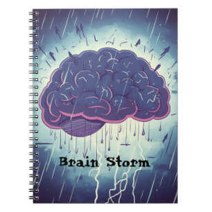 Brain Storm Spiral Notebook