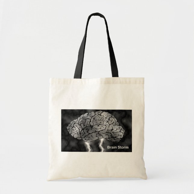 Brain Storm Tote Bag (Front)