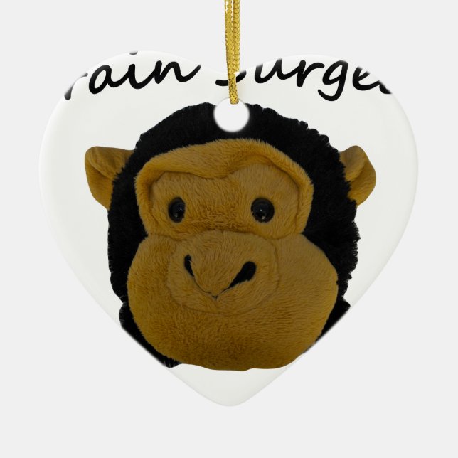 Brain Surgeon Ceramic Tree Decoration (Front)