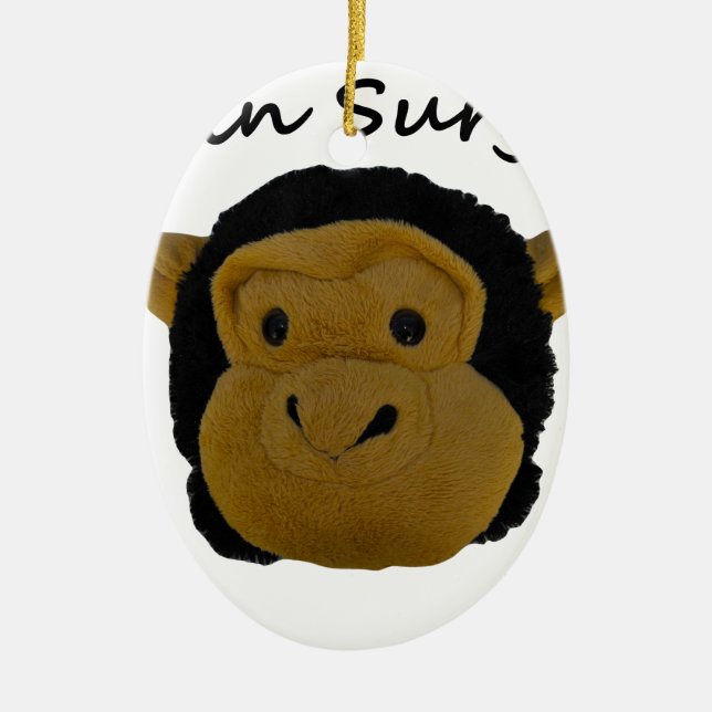 Brain Surgeon Ceramic Tree Decoration (Front)