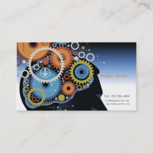 Brain Surgeon Doctor Private Clinic Head Human Business Card