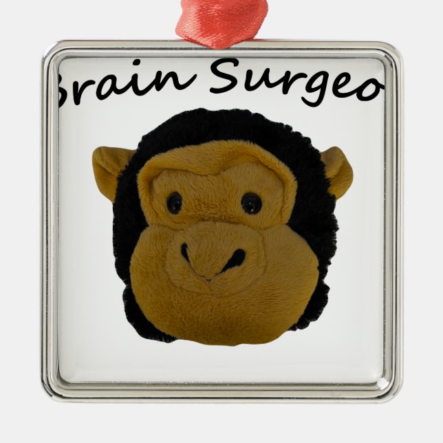 Brain Surgeon Metal Tree Decoration (Front)