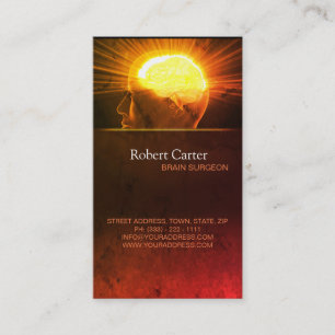 Brain Surgeon / Psychologist Private Clinic Mind B Business Card
