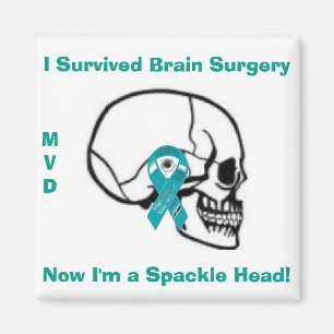Brain Surgery Awareness Magnet