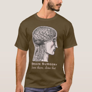 Brain Surgery Survivor Antique Medical Engraving T-Shirt
