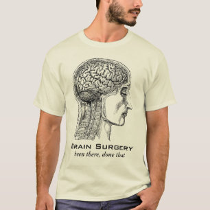 Brain Surgery Survivor Antique Medical Engraving T-Shirt