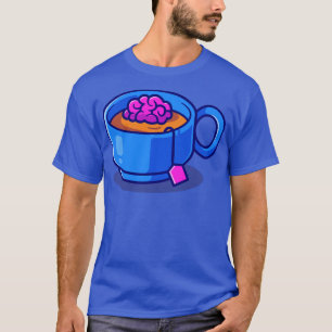 Brain Tea In Cup Cartoon T-Shirt