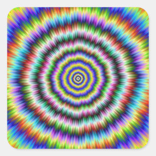 Brain Teaser Square Sticker