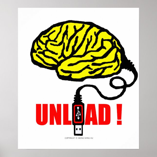 Brain to unload poster (Front)