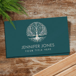 Brain Tree of life - Mother of pearl Business Card