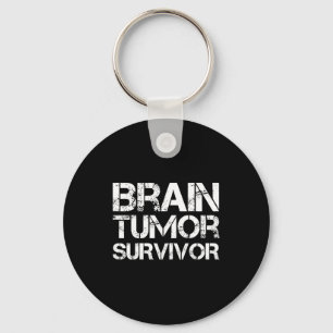 Brain Tumor Survivor For Brain Cancer Awareness Da Key Ring